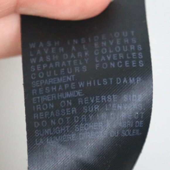 All Saints Spitalfield Farndale White Lowrise Short Cotton Shorts Size 10 - Picture 4 of 6